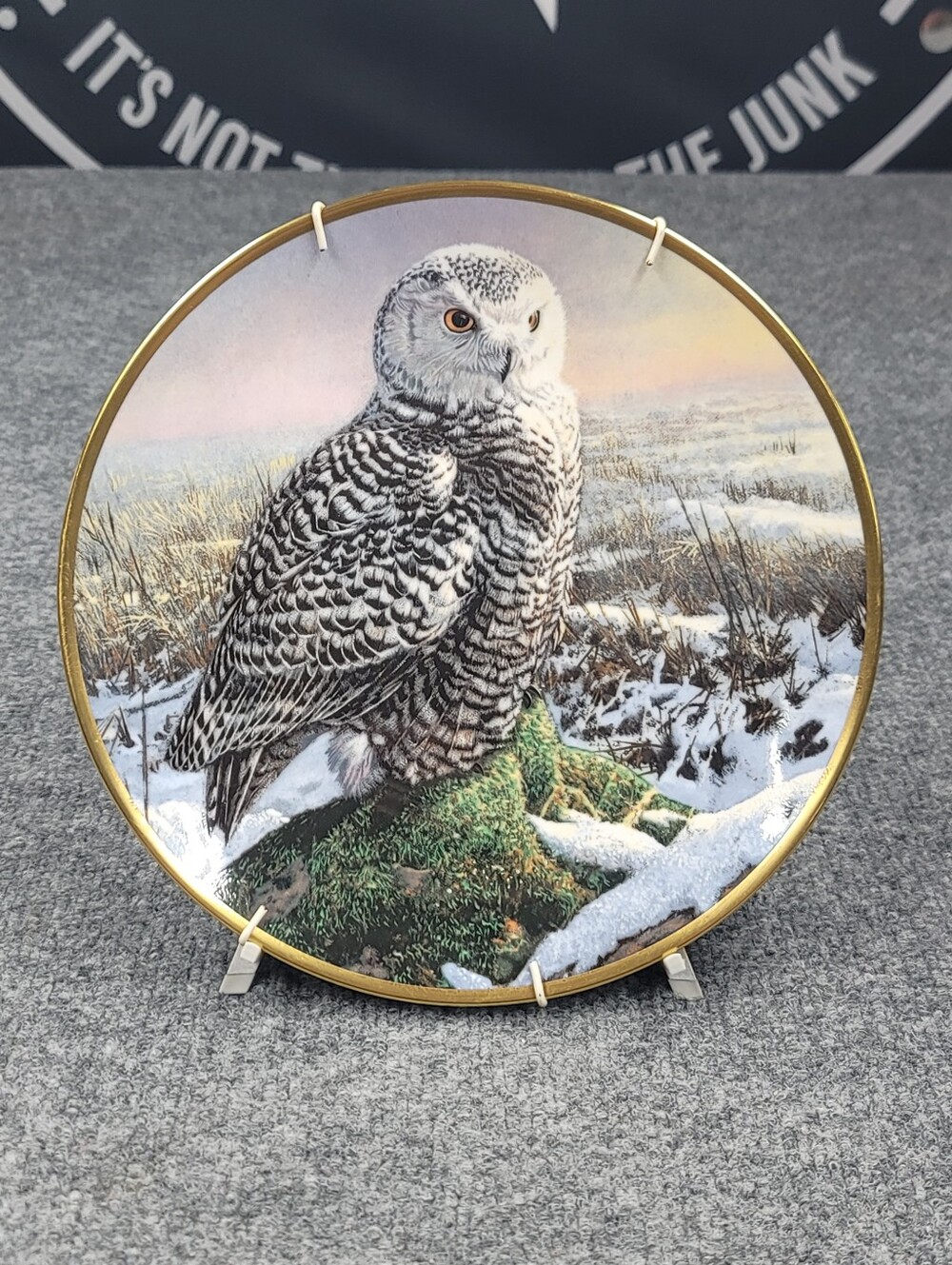 Vintage 1986 Spode Noble Owls Of America "Morning Mist" Limited 15,000